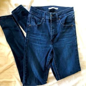 Levi’s Mile High Super Skinny size 24 (00) Dark Indigo Wash
